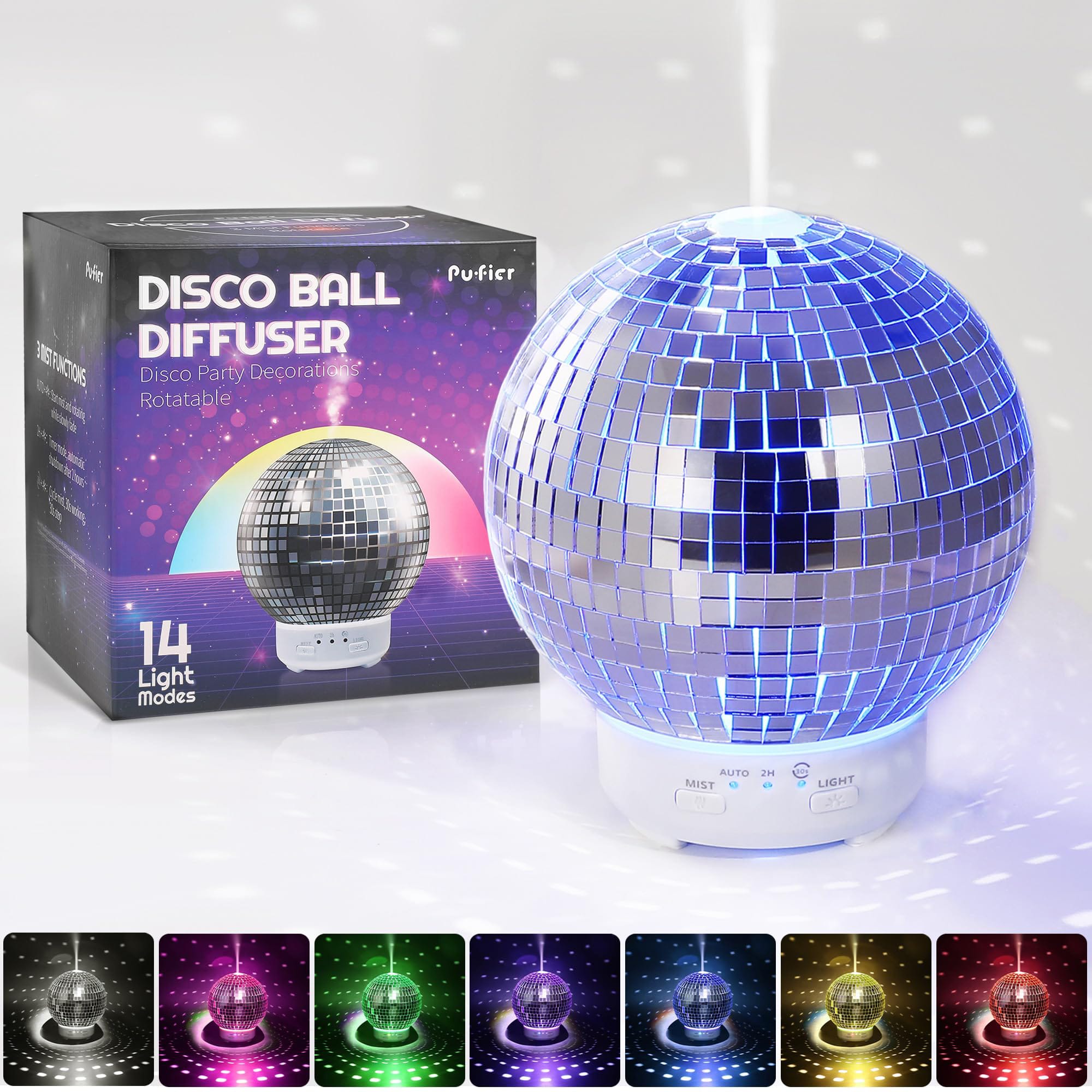 Disco Kugel Diffusor 14 licht modus