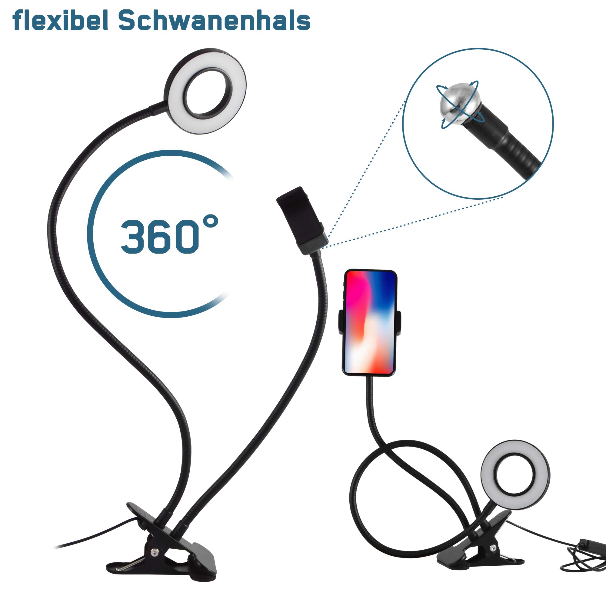 LED TISCHLUPE 160 MM