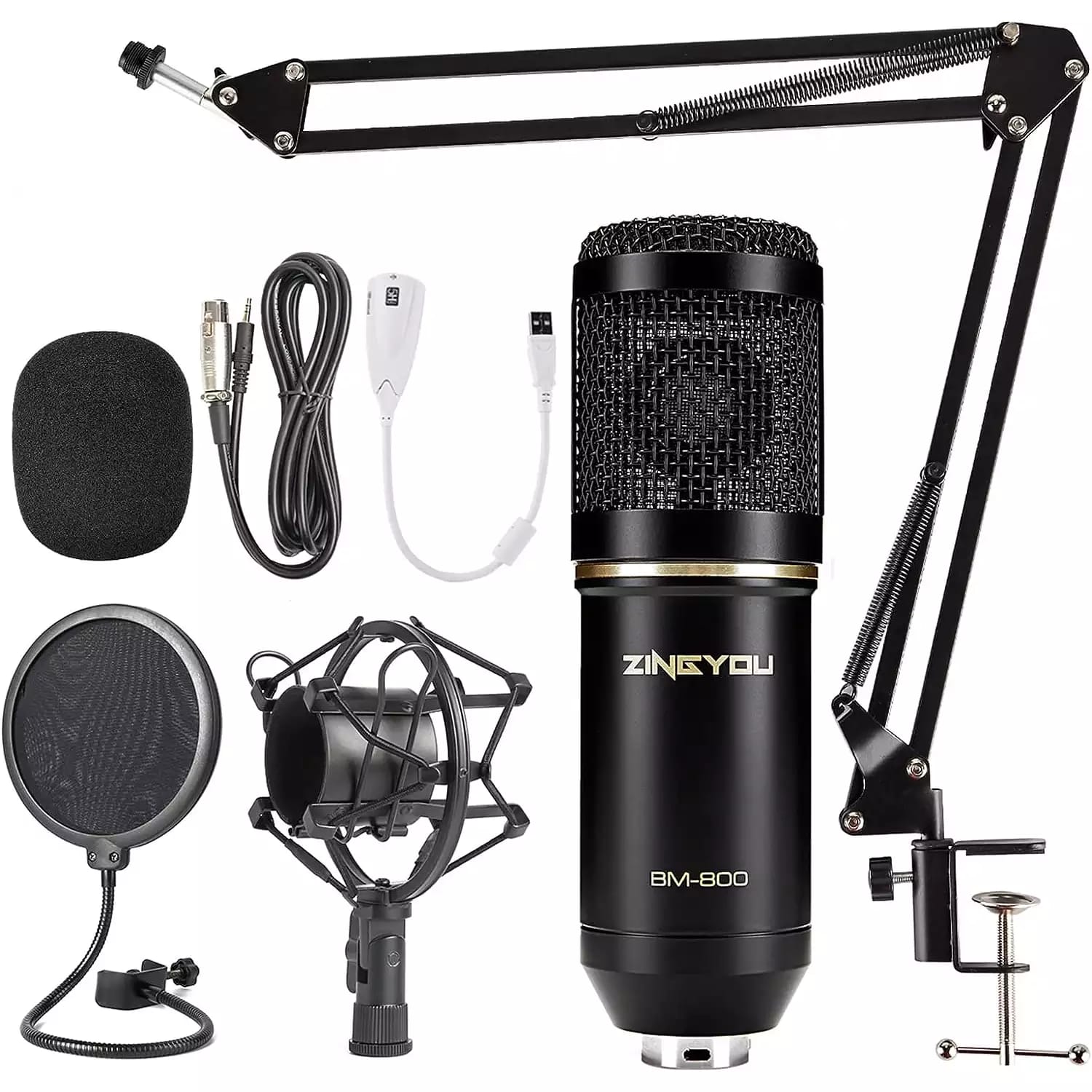 Kondensatormikrofone für Studioaufnahmen